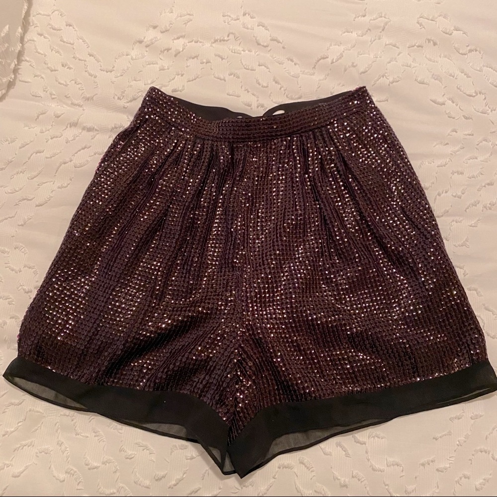 Diane von Furstenberg Sequin Shorts